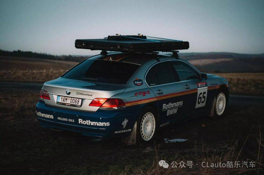 最经典的宝马7系搭配最经典的rothmans涂装,越野穿越北极圈可还行?