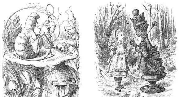 兔子洞,会让人缩小的药剂,智慧的毛毛虫,残暴的红皇后……这些呓语般