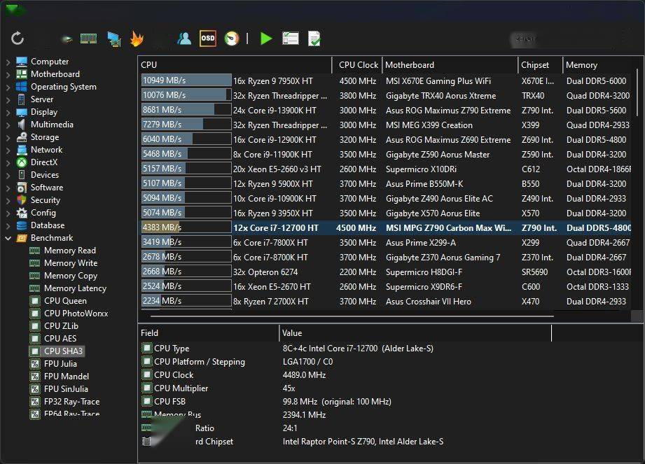 aida64720发布引入3种深色模式增强传感器监测