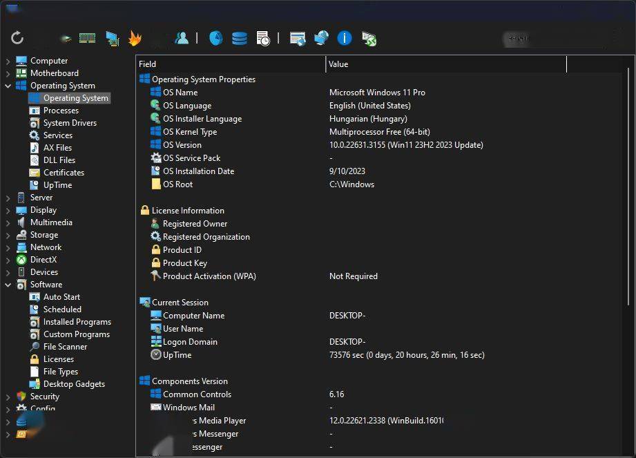 aida64720发布引入3种深色模式增强传感器监测