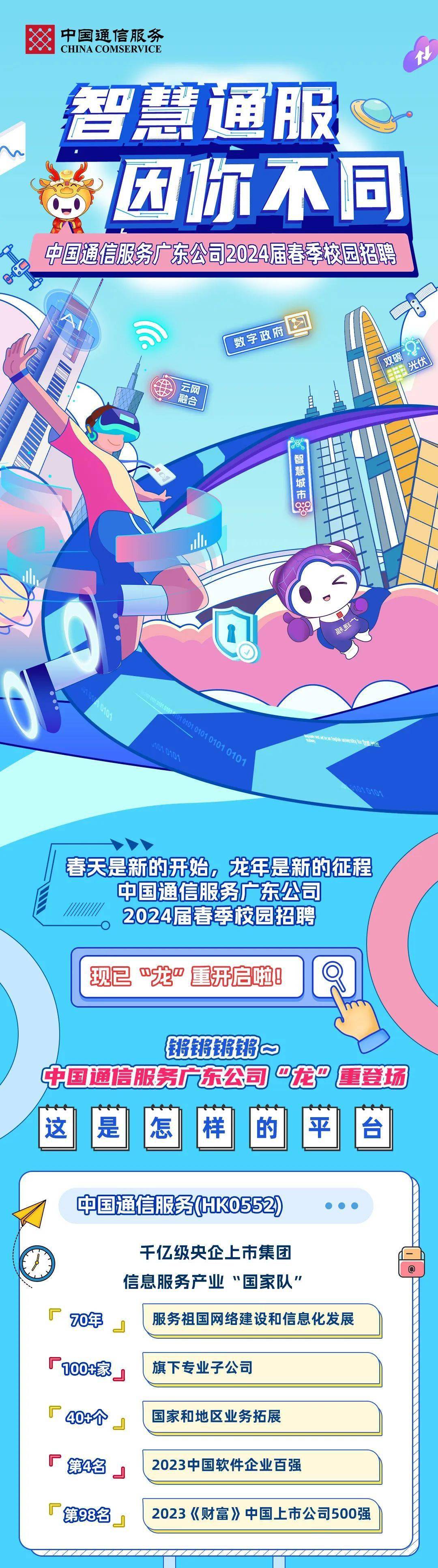 宣讲会 | 中国通信服务广东公司2024届春招正式开始_吴晨旭_房山_就业