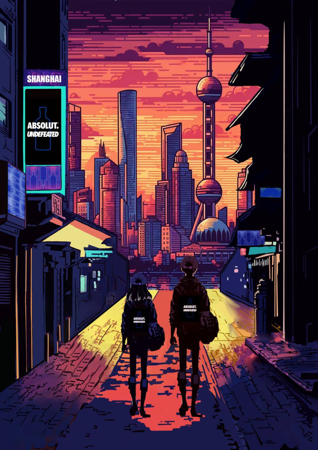 03 x undefeated联名从北京的古韵历史,上海的繁华街头再到成都的