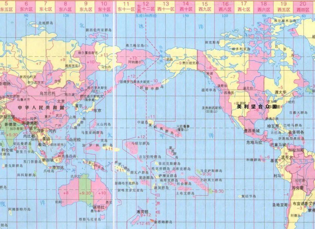 世界地图板块划分图片