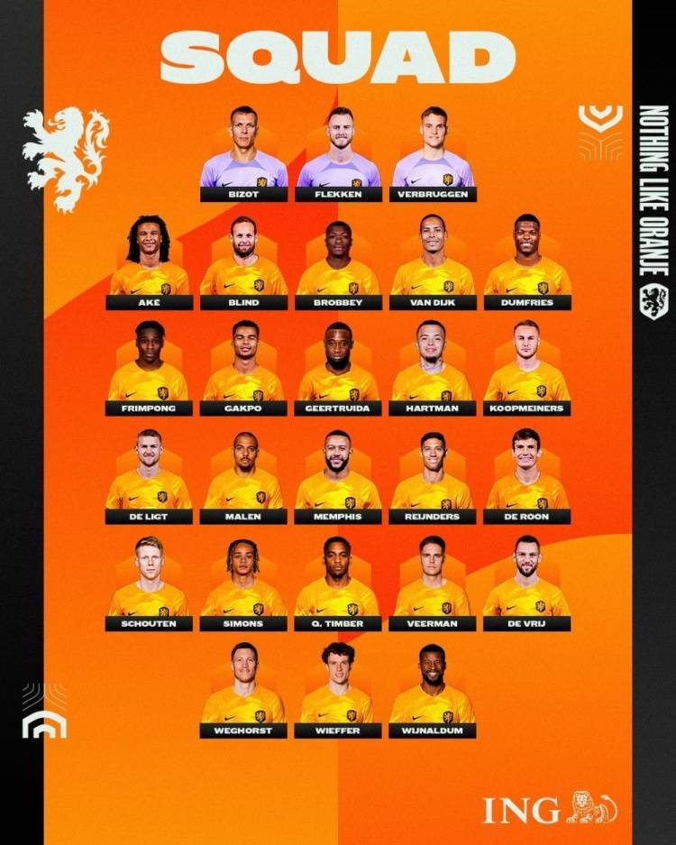 名单:范迪克,德里赫特,维纳尔杜姆在列,德容缺席_费耶诺德_埃因霍温