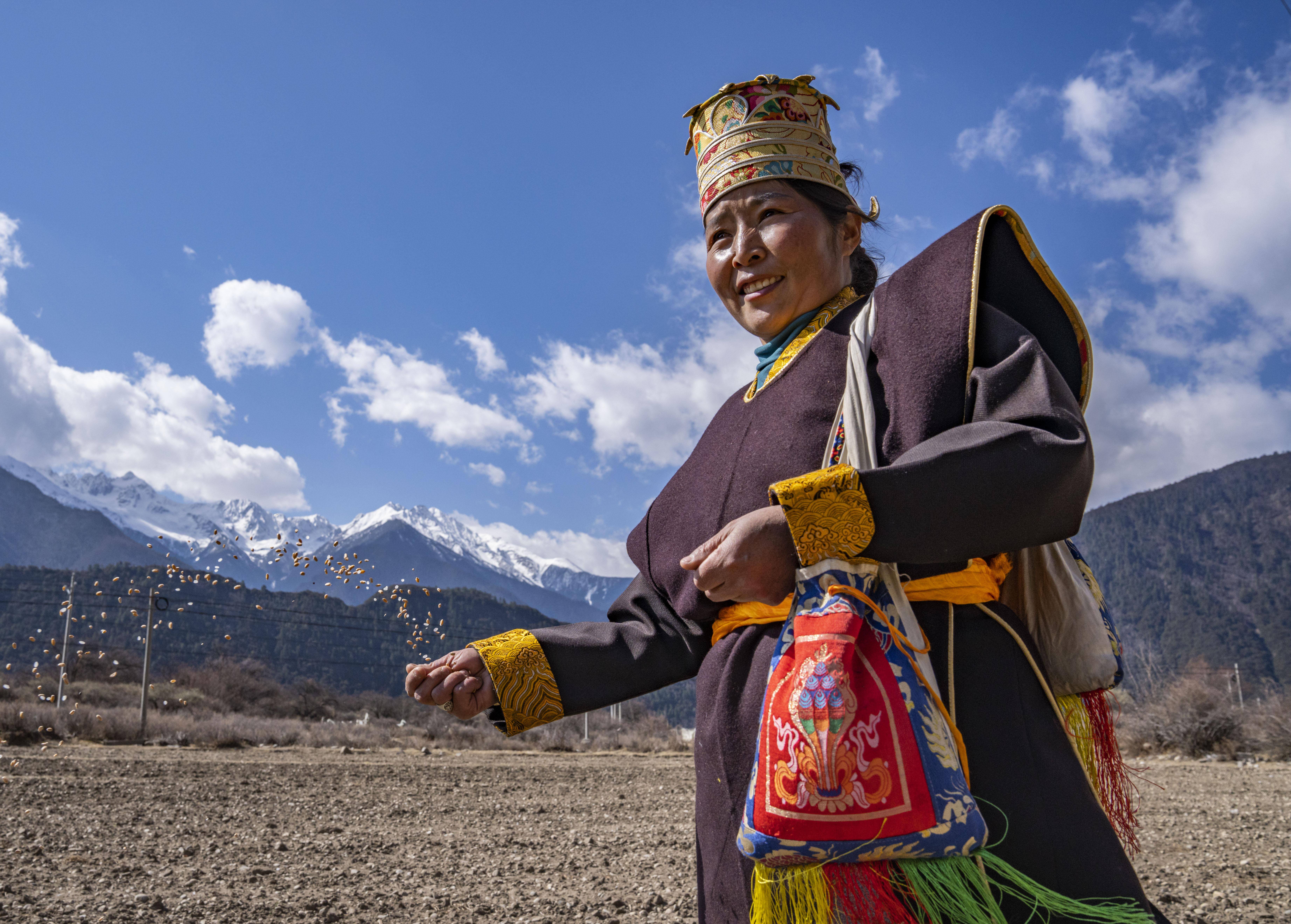 新华全媒 |春的约定——西藏农区迎来年度春耕大典_仪式_拉萨_林周县