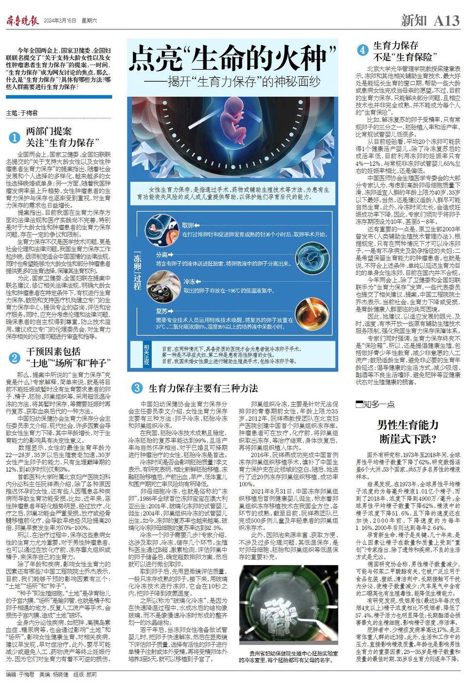 新知如何保存生命的种子揭开生育力保存的面纱