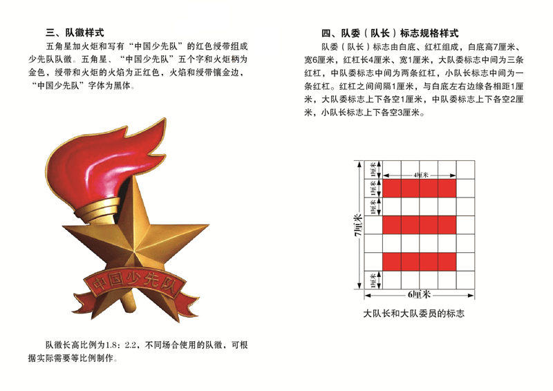 团内规章集中国少年先锋队标志礼仪基本规范