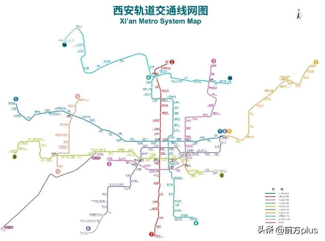 2021年西安地铁图图片