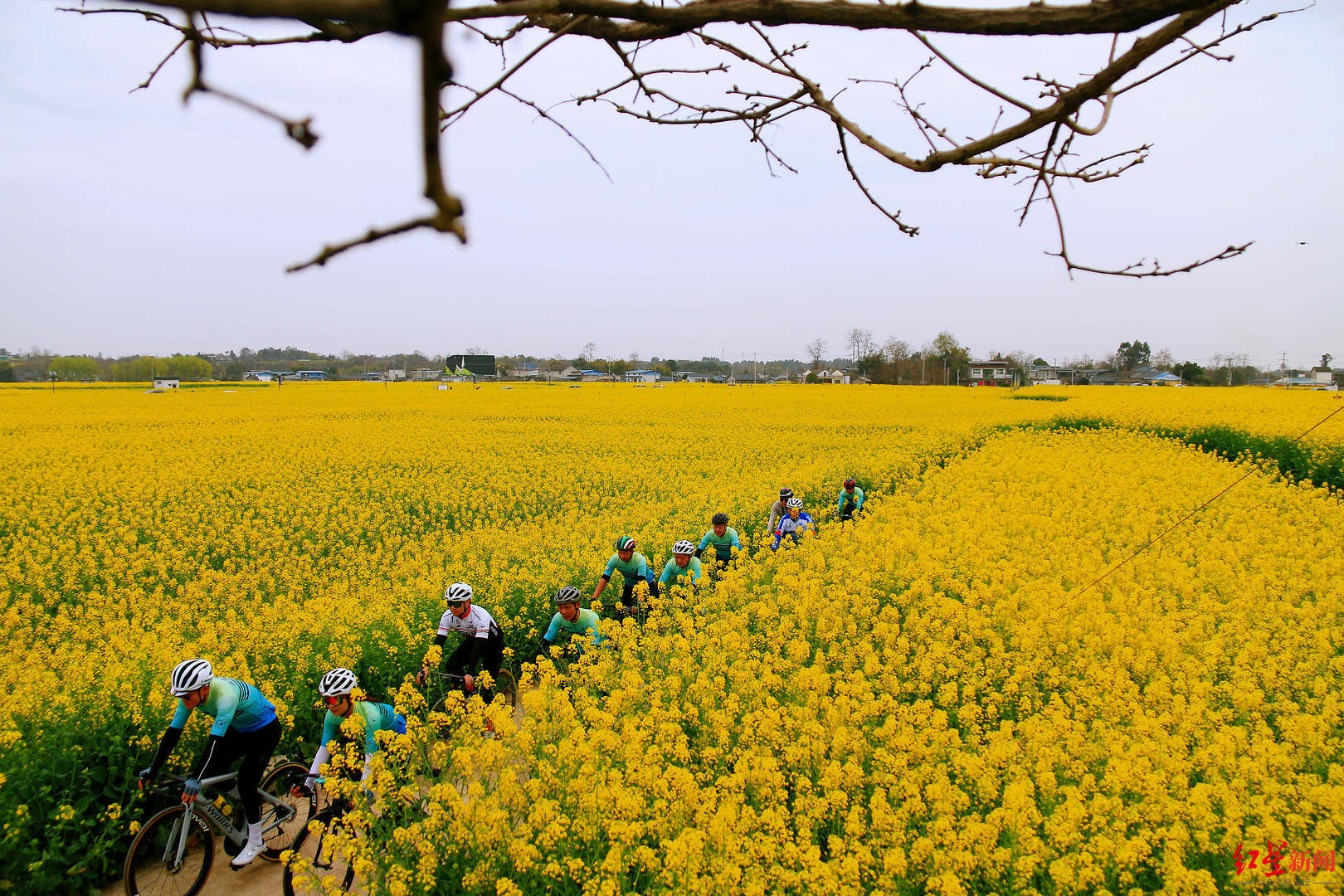 1060位选手同场竞技绵阳安州环山环湖自行车赛24日鸣枪开赛