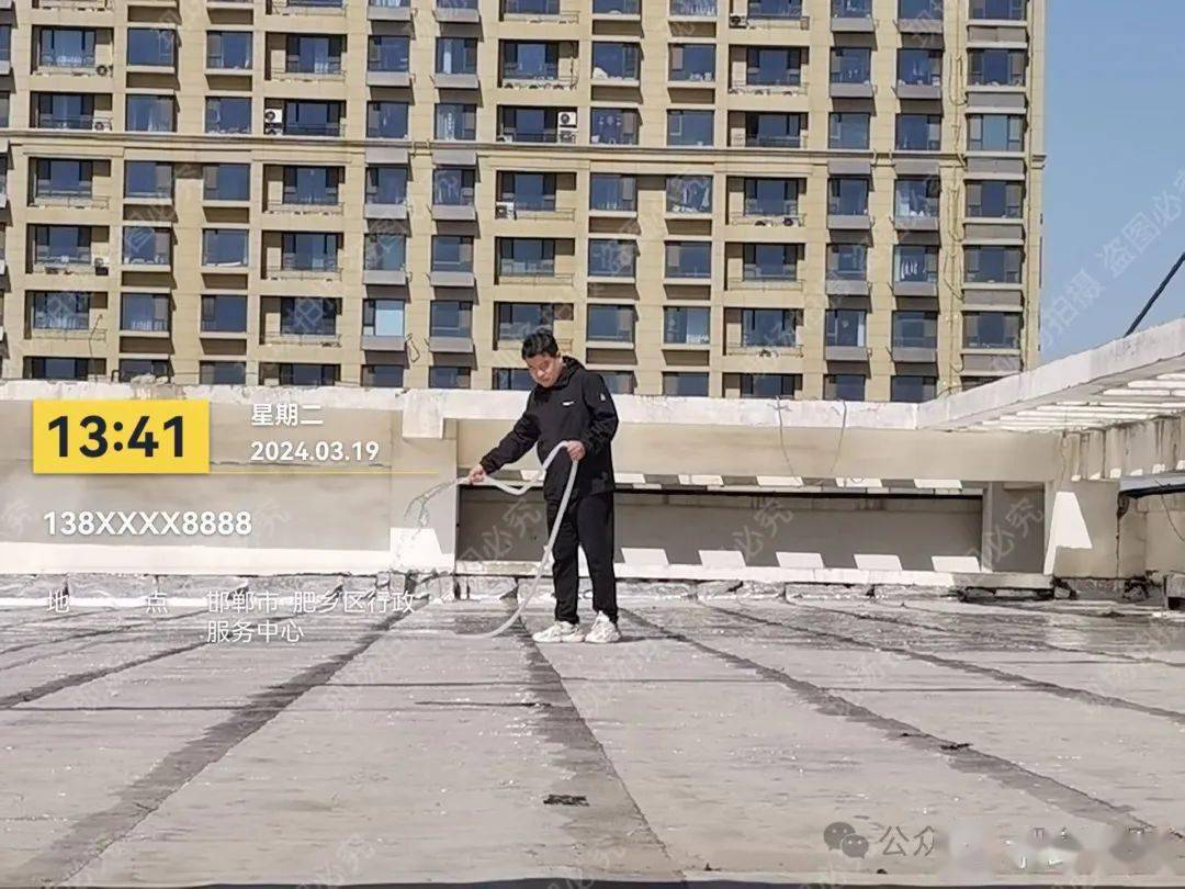 洗城降尘助力新区焕新颜肥乡区在行动