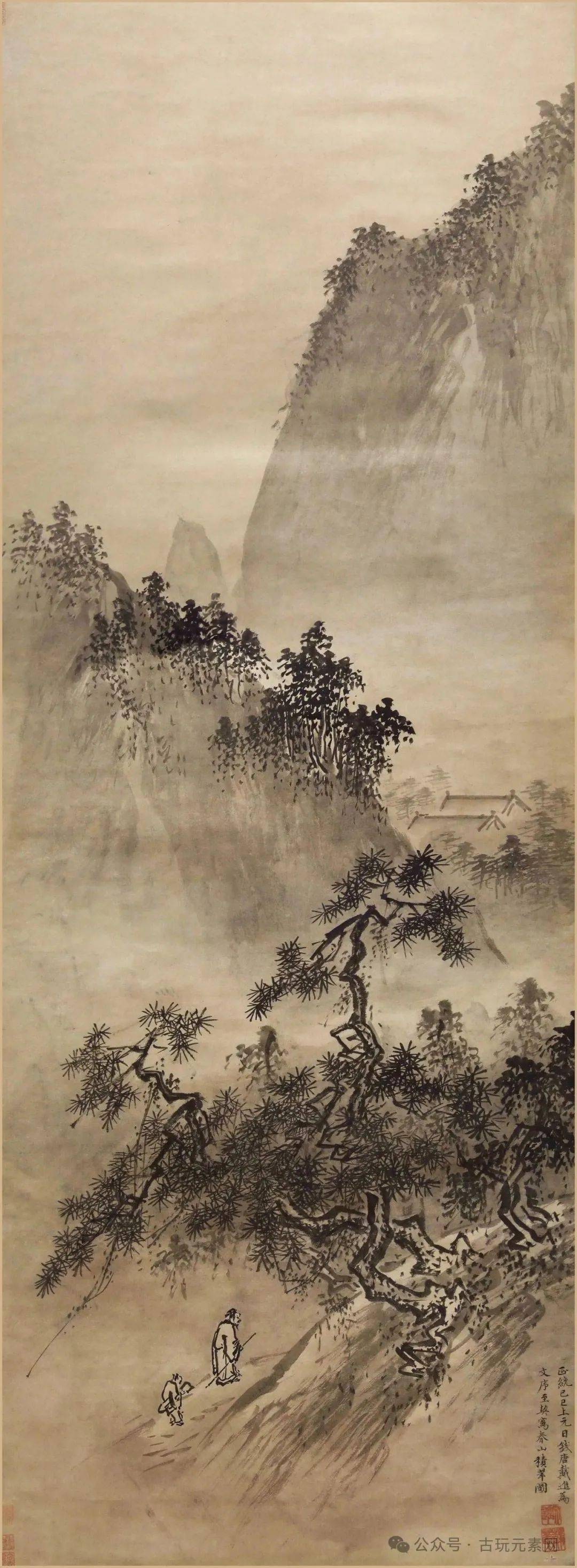 明代宫廷画家锦衣卫擅画且能书