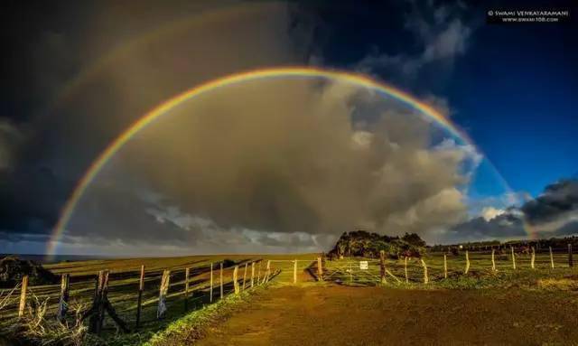 雨后彩虹格外美