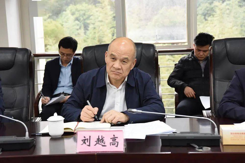 马捷与衡阳市委书记刘越高一行座谈