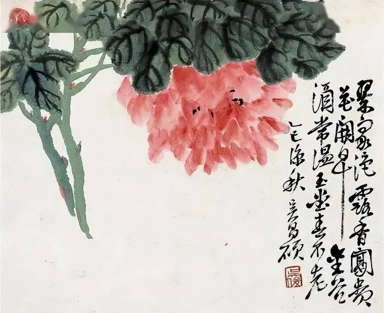 吴昌硕花鸟画图片大全图片