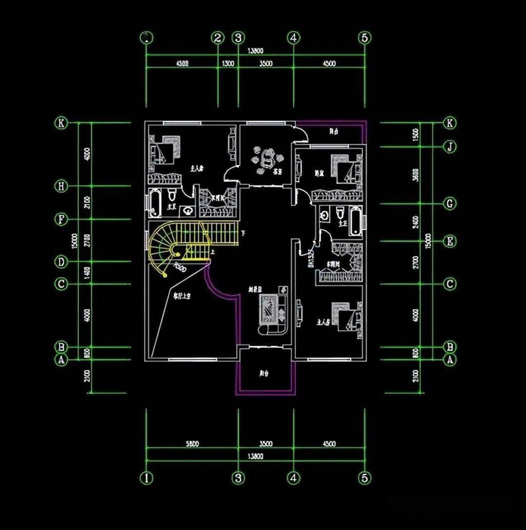 欧式楼中楼别墅,28套旋转楼梯 挑空客厅自建房,简奢