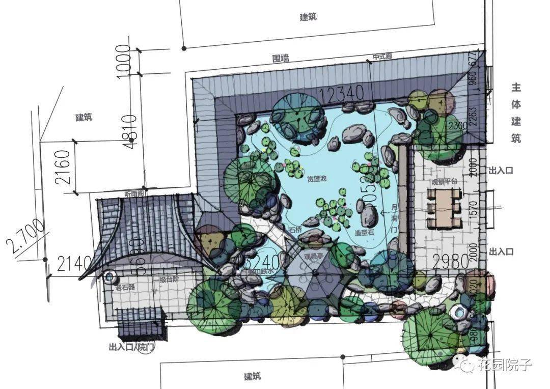 教你如何打造自己的花园艺锋庭院花园平面构思设计课3月25日开课仅剩