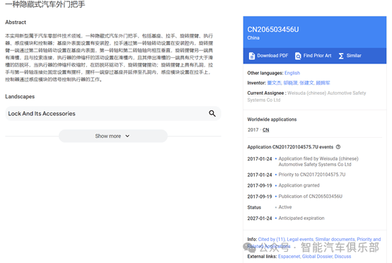 国内外汽车隐藏门把手供应商17强_搜狐汽车_搜狐网