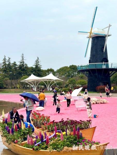 赏花买花还能摘花上海鲜花港郁金香花展开幕8大新景点解锁新玩法