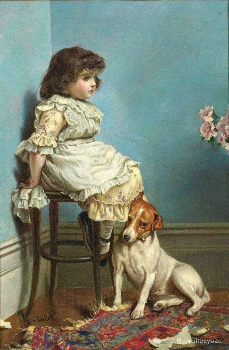 如何画小动物百画苑油画