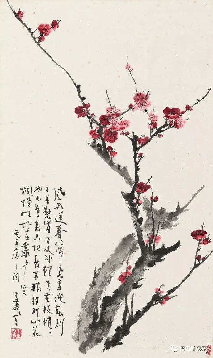 写意梅花 简单图片