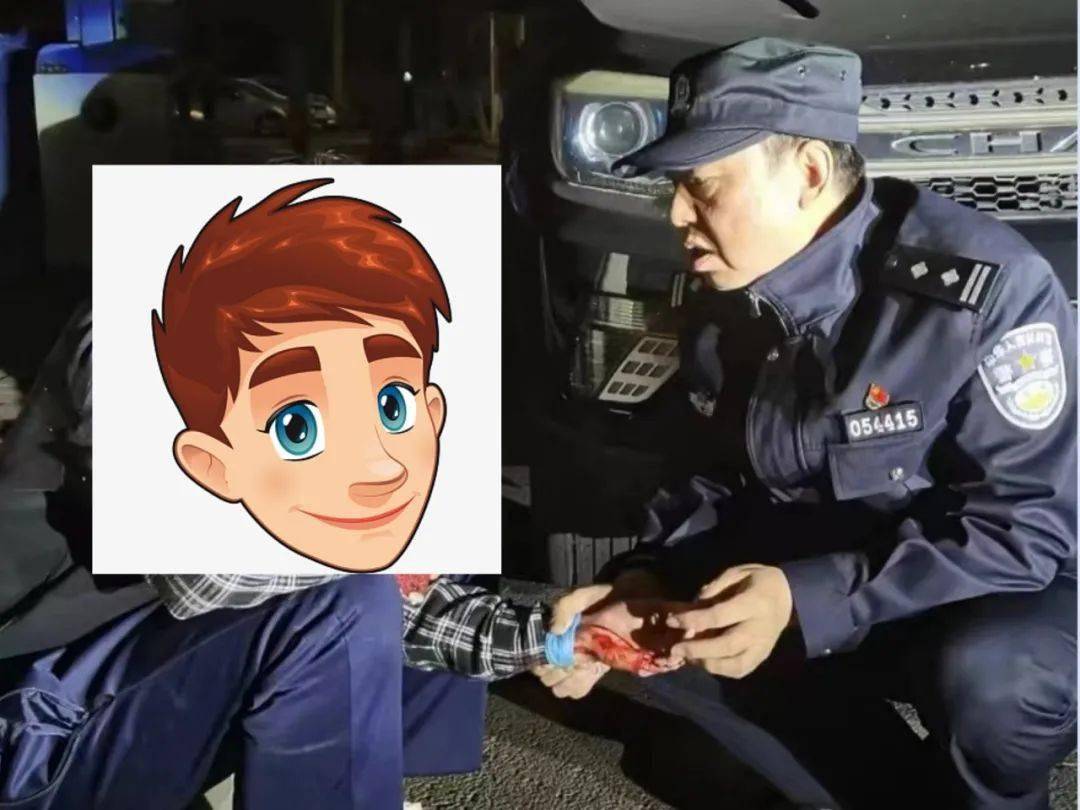 灵宝公安民警救回一割腕自杀男子