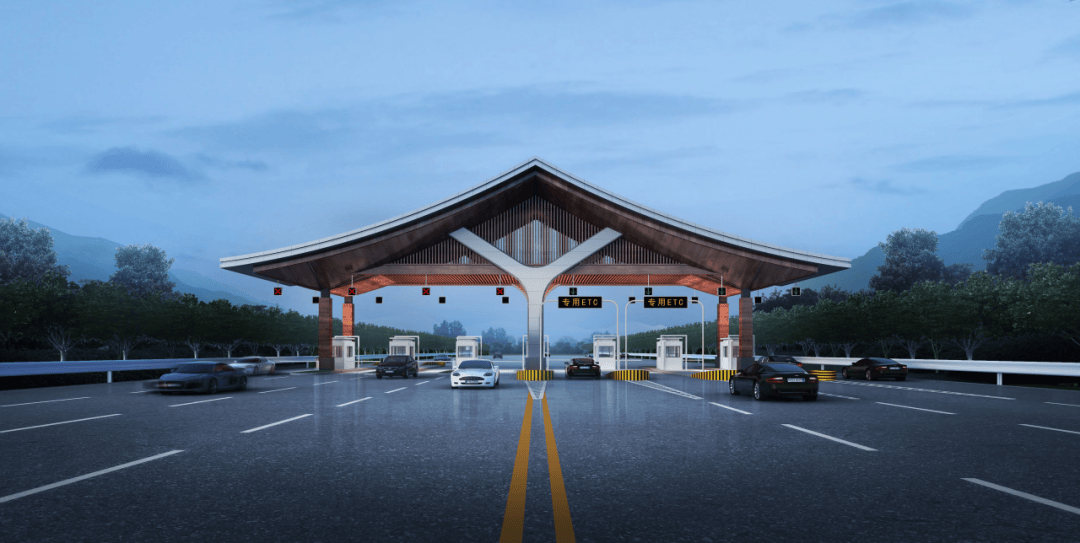 临海南收费站大棚要重建效果图出来了