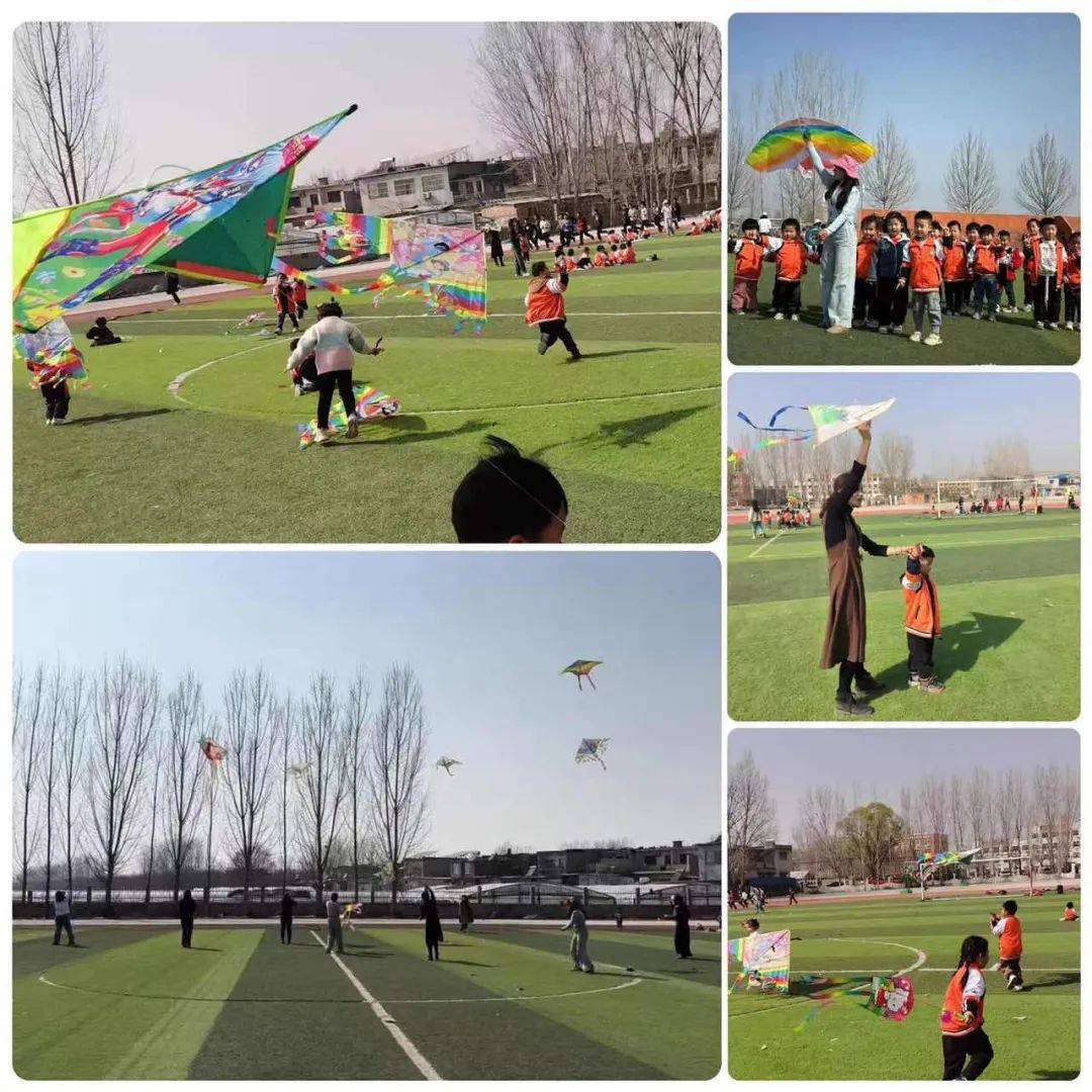 不负春光童年筝好七级镇中心幼儿园举办首届风筝节活动