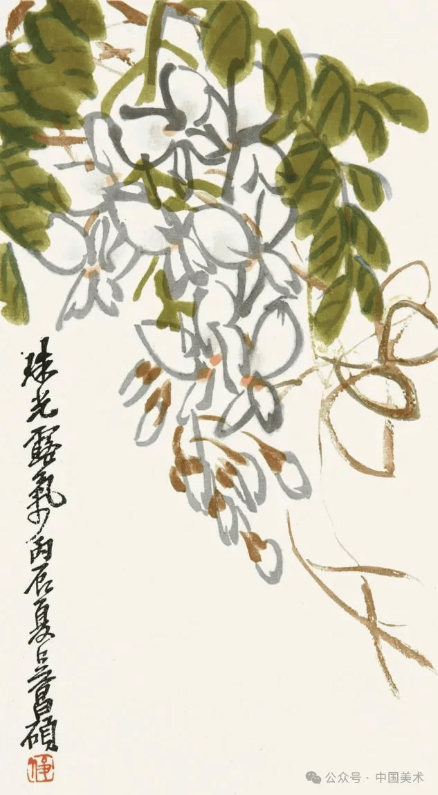 春日跟着吴昌硕去赏花