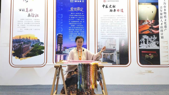 "90后"白领辞职学刺绣,绣娘阿紫吸引世界各地爱好者来拜师_苏绣_作品