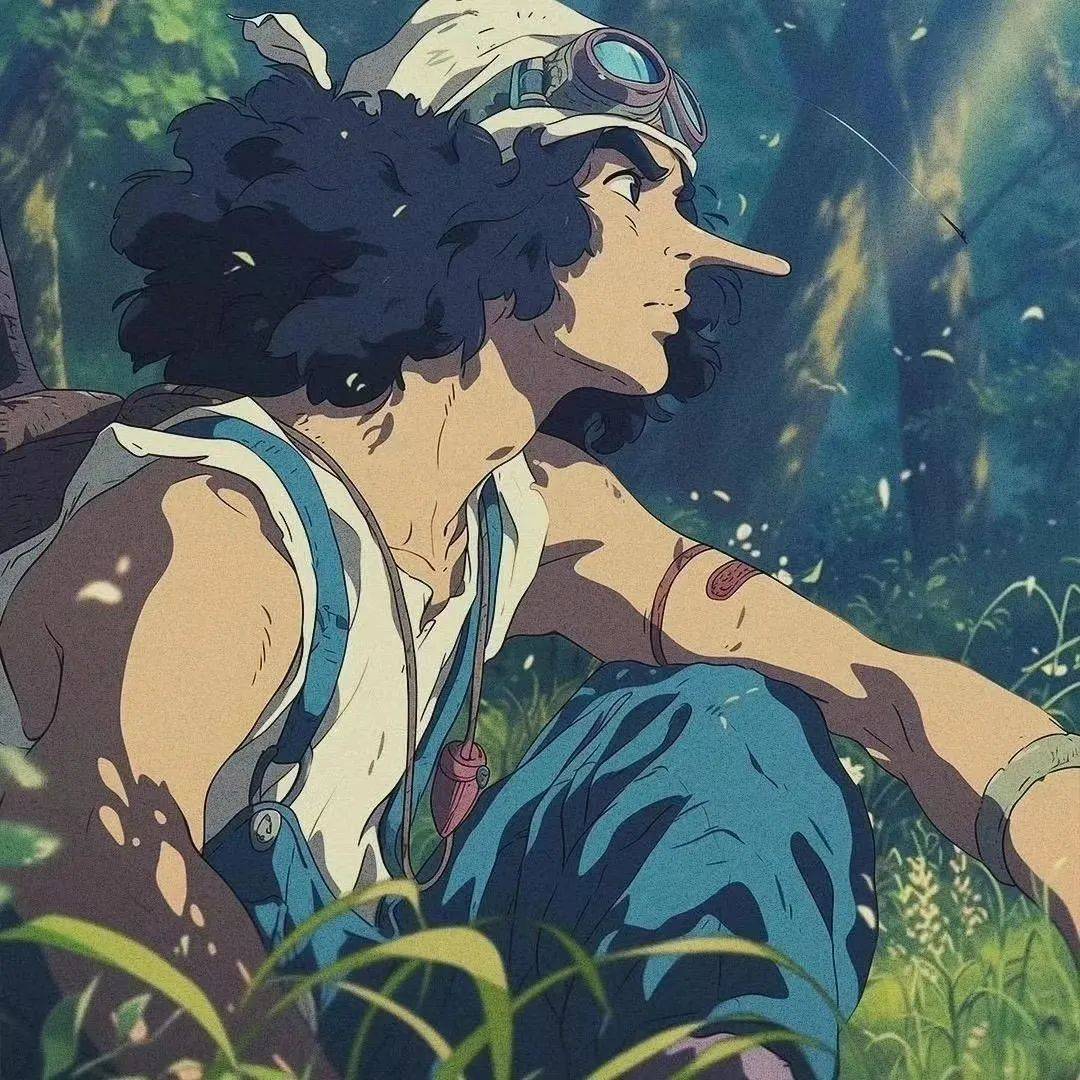 ai绘制宫崎骏画风的《海贼王》,草帽一伙画风突变_甚平