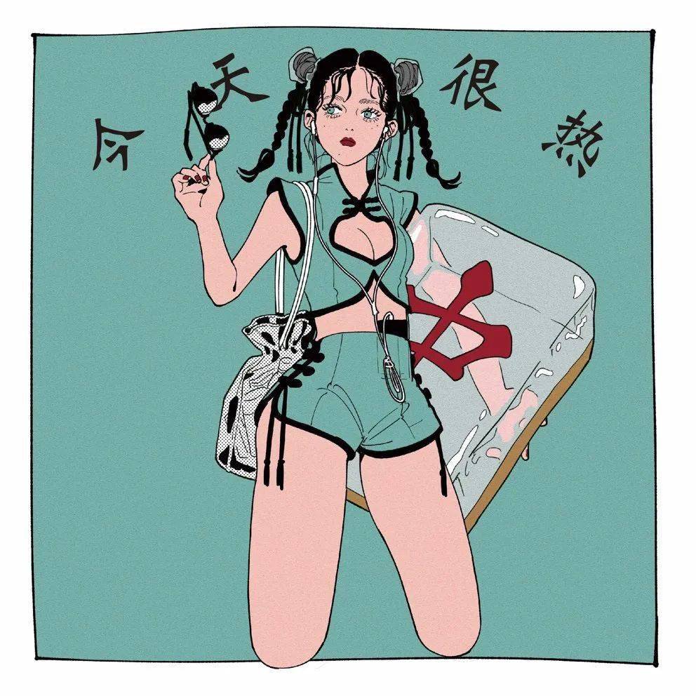 齐肩发,大花臂,这姐们酷毙了!