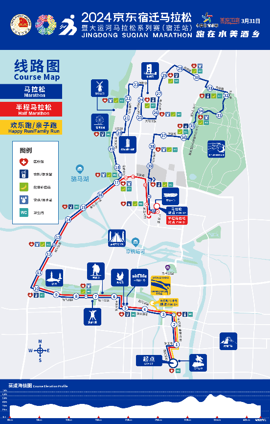 京东健康冠名2024宿迁马拉松联合11家品牌携手护航健康开跑