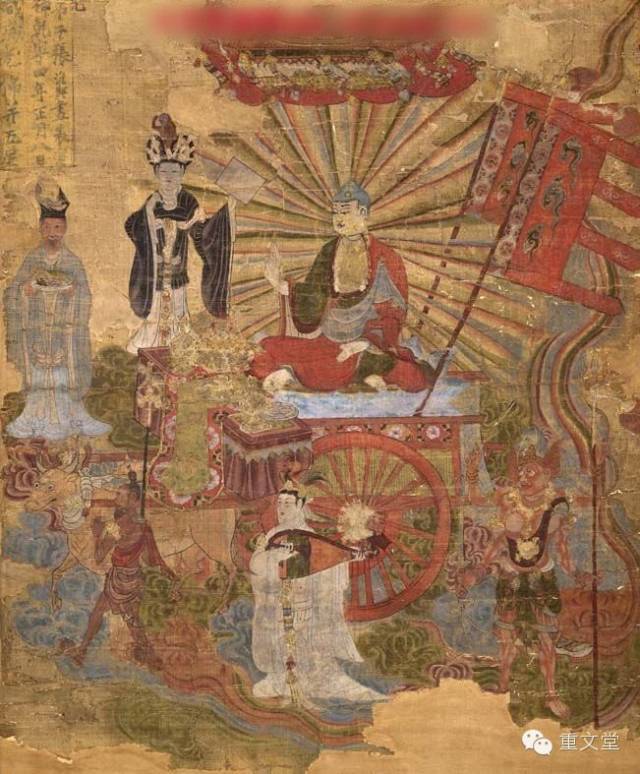 乱石穿空大英博物馆藏敦煌壁画