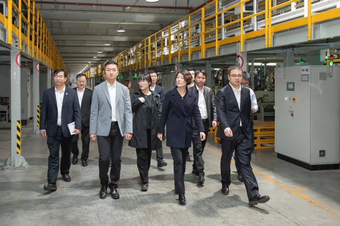 三一集团高级副总裁商务总部总监袁春燕一行走访中天淮安