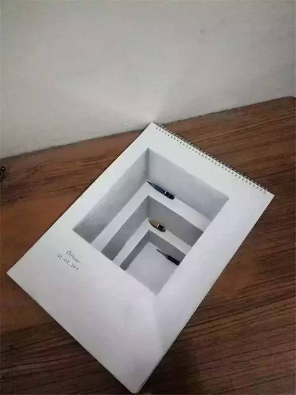 超逼真3d铅笔画