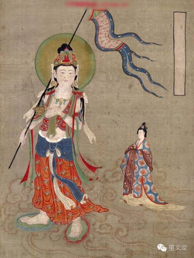 乱石穿空大英博物馆藏敦煌壁画