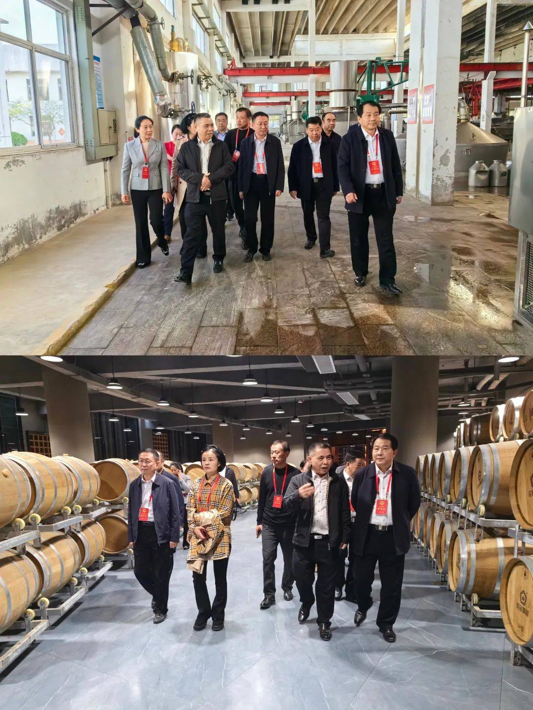 视察组一行先后来到佳和购物广场有限公司,山东鲁润阿胶药业有限公司