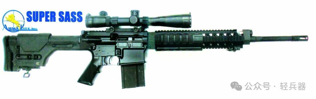 m16系列爆改半自动狙击枪阿玛莱特ar10超级sass狙击步枪