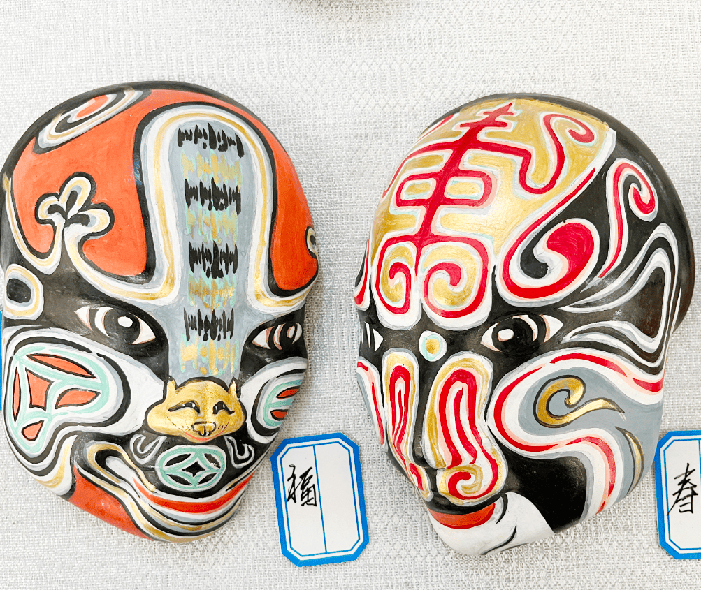 东方美学!泥塑京剧脸谱绘出人生百态