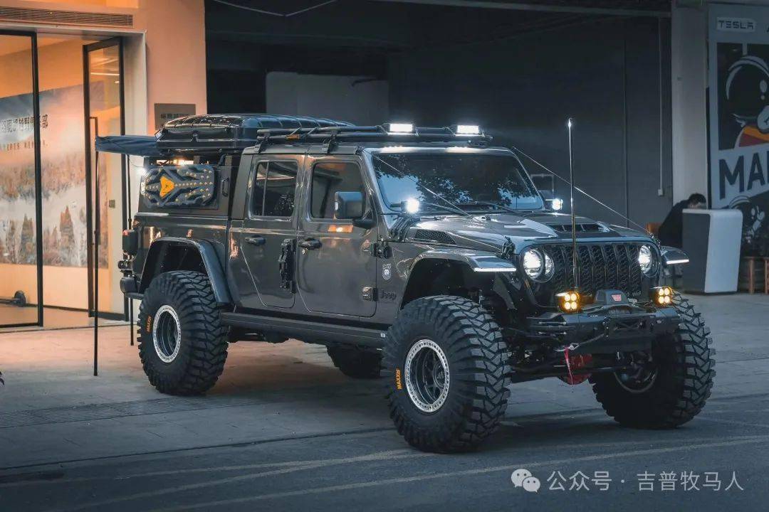 爆改角斗士硬派军事风改装/ ada车顶帐篷_皮卡大_jeep_越野