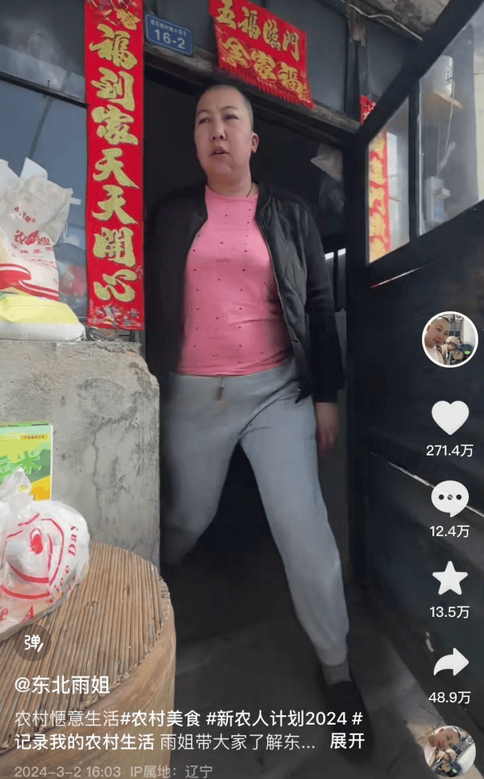 东北雨姐李子柒的另一面