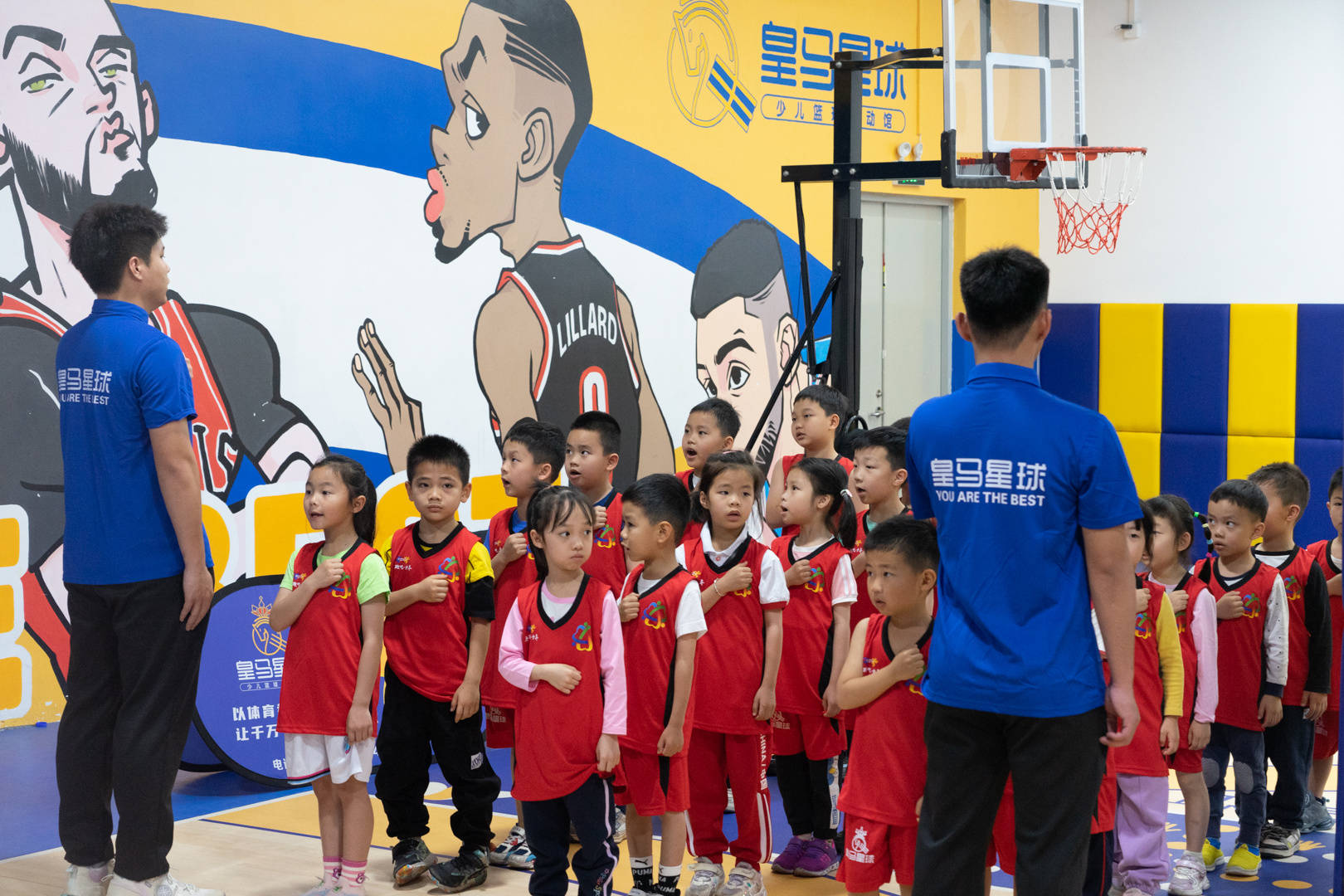 奔跑吧少年惠城桥东少儿篮球公益培训班开班