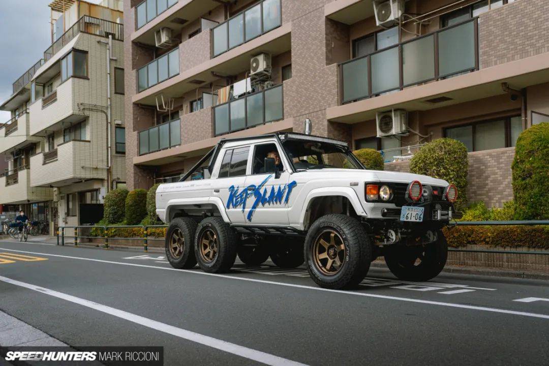 拥有六颗te37的丰田fj60 6x6,上天入地小霸王_搜狐