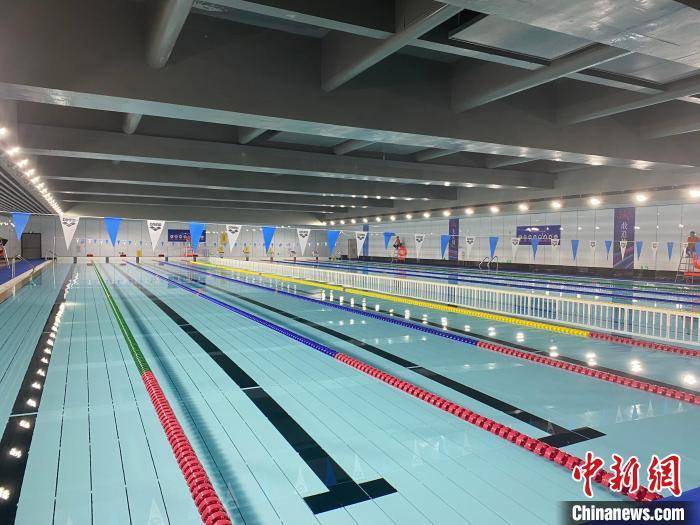 杭州奥体中心游泳馆开放试营业 亚运标准水质获好评