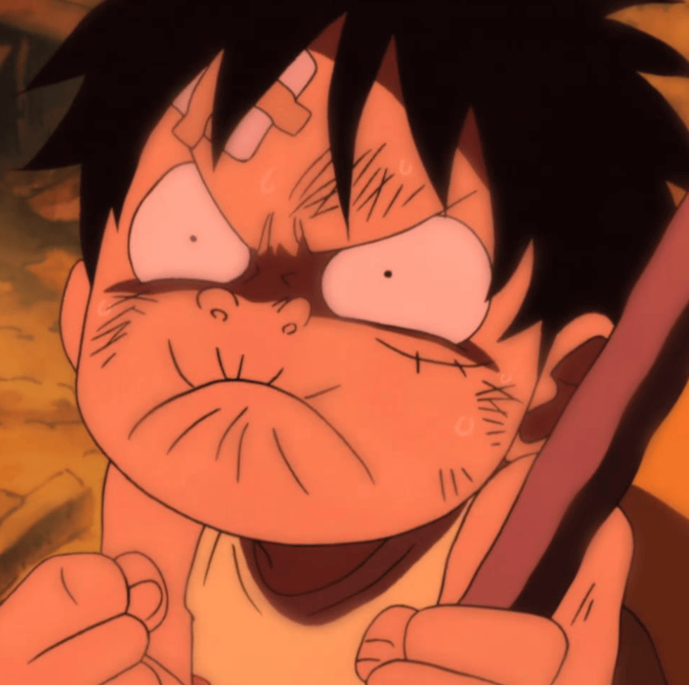 来一波路飞小时候的头像,贼可爱