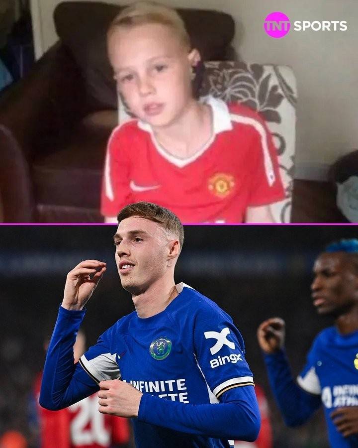 越爱打得越狠!tnt:帕尔默从小是曼联球迷,今天戴帽绝杀红魔