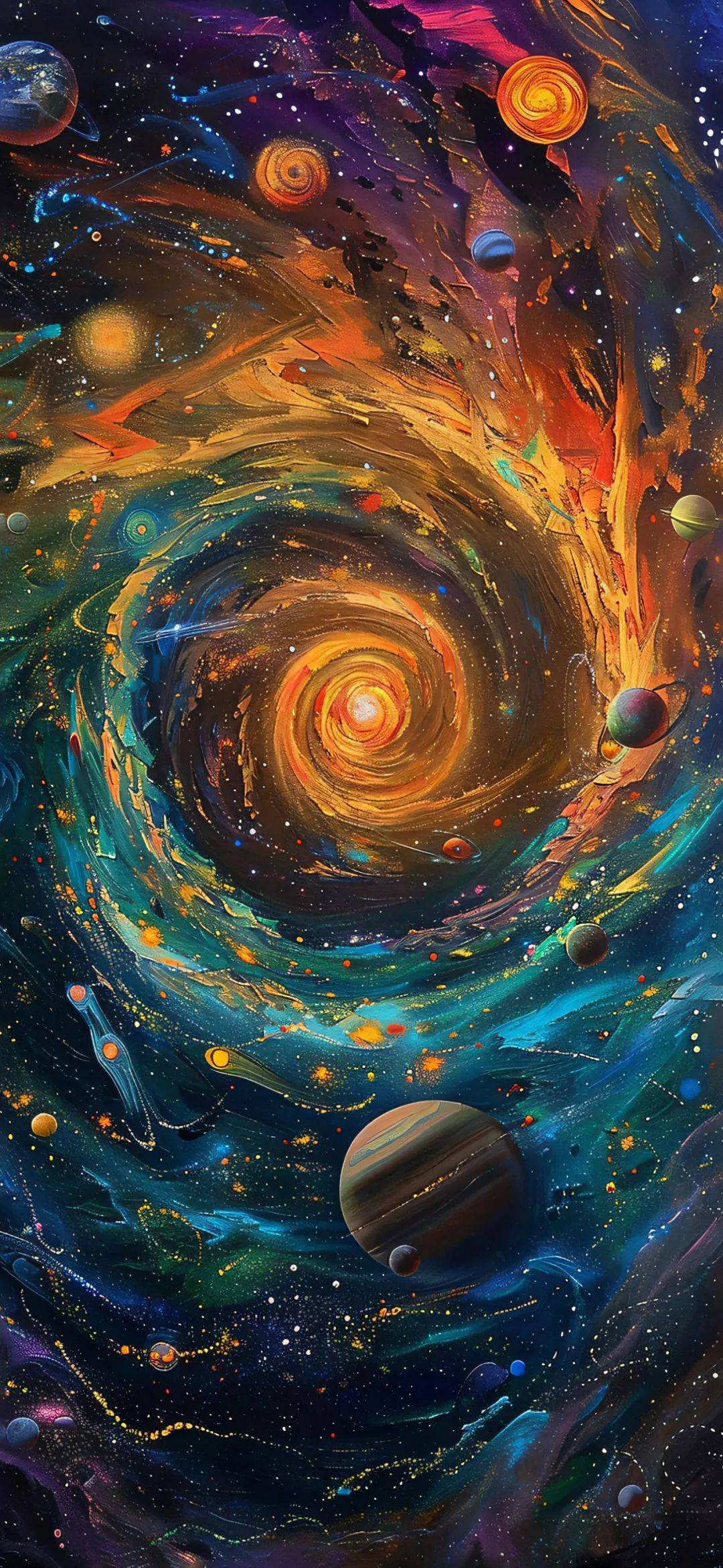 壁纸合集绚丽多彩的创意星系壁纸