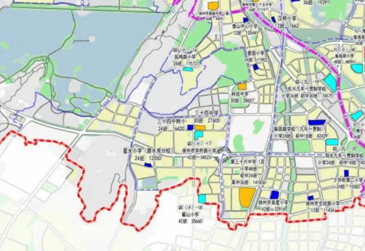 泉山区南部将规划新建5所学校:泉山区老城区将规划新建新湖滨小学