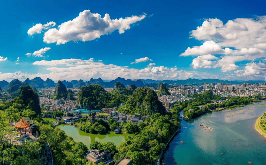 桂林城市风光图片