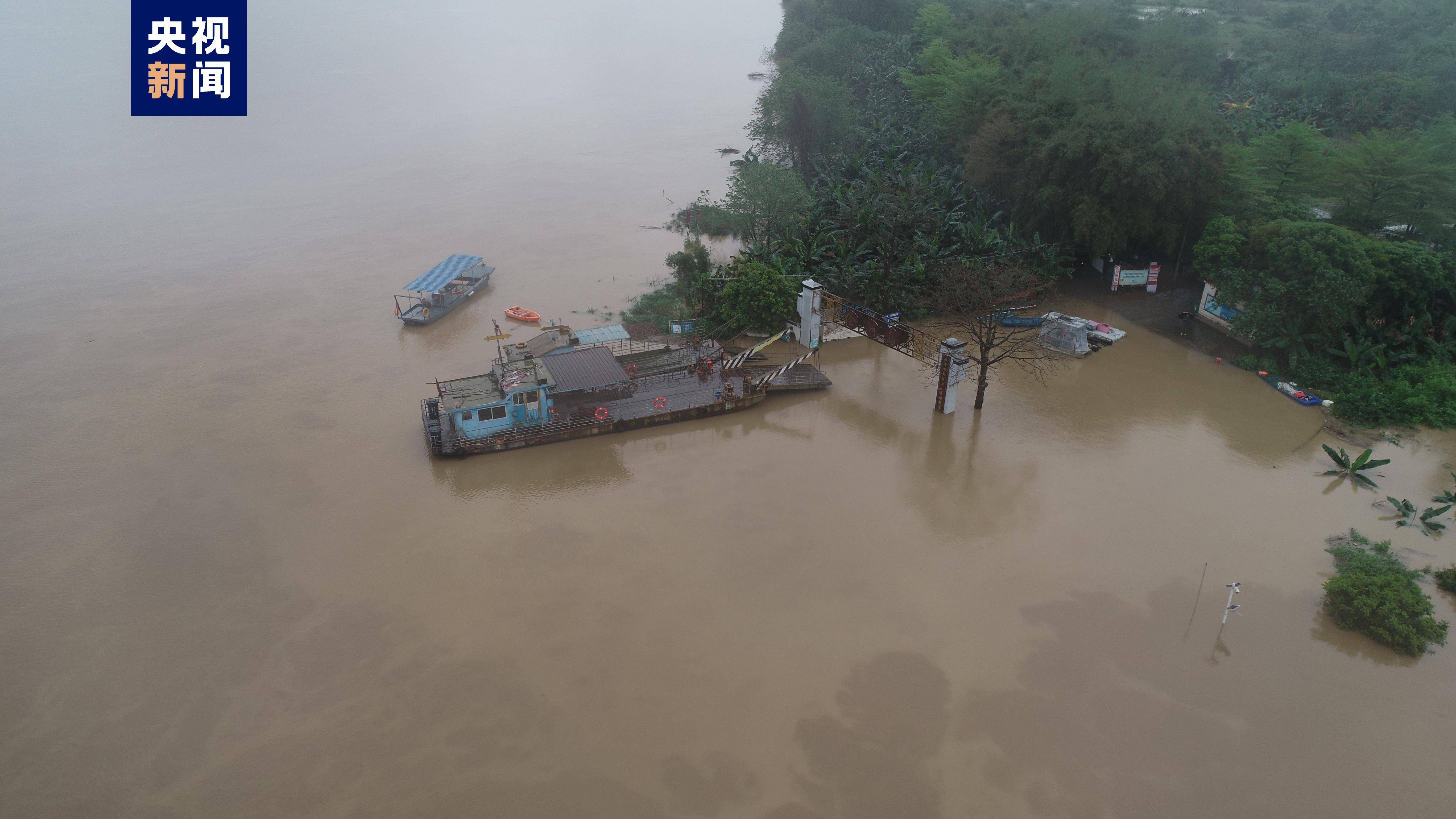 受洪水影响广东海事部门对部分航段采取禁航限航措施